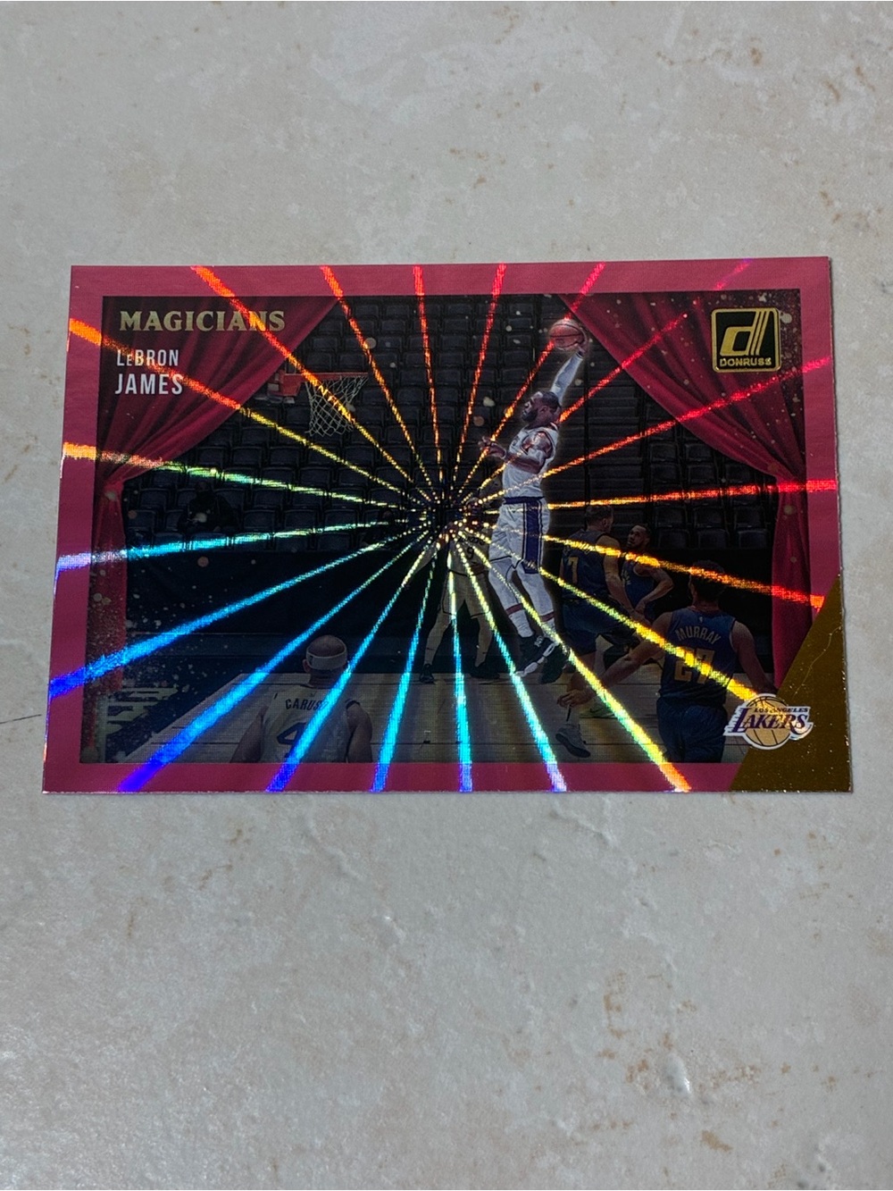 LeBron James Magicians Holographic Trading Card -